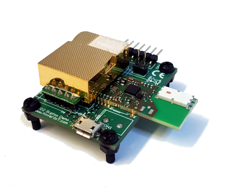 SIGFOX-MOD1-C with Winsen MH-Z19